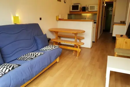 Location appartement à BOURG ST MAURICE, Studio 5 personnes Ã Arc 2000 avec vue sur les pistes et la station