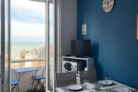 Location appartement à Ault, Appartement à Ault avec balcon face à l'océan