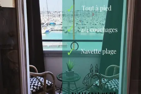 Location appartement à Les Sables d'Olonne, Appartement à La Chaume près de la marina avec vue