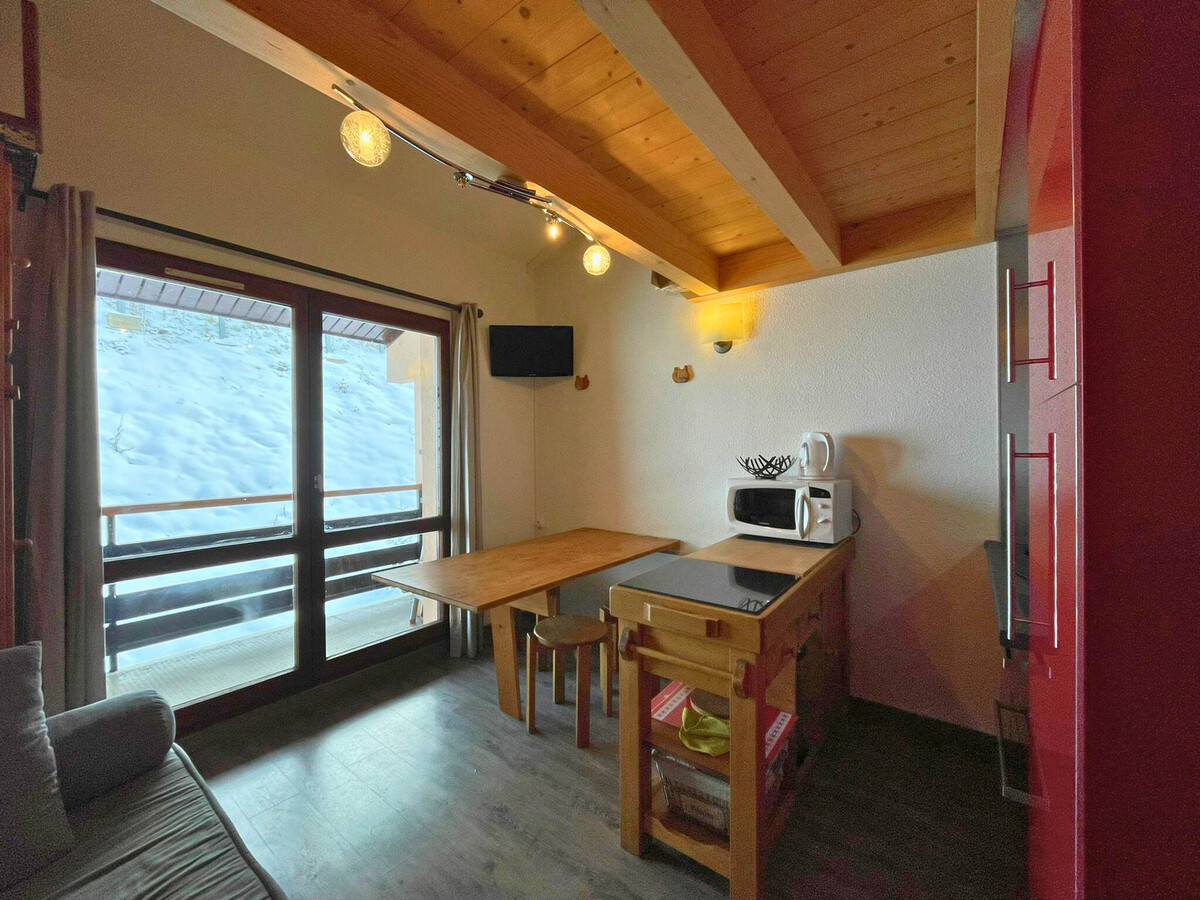 Studio 4 personnes aux Menuires, 100m des pistes - Photo 4