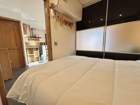 Studio rénové avec alcôve, parking et vue montagne : photo 14