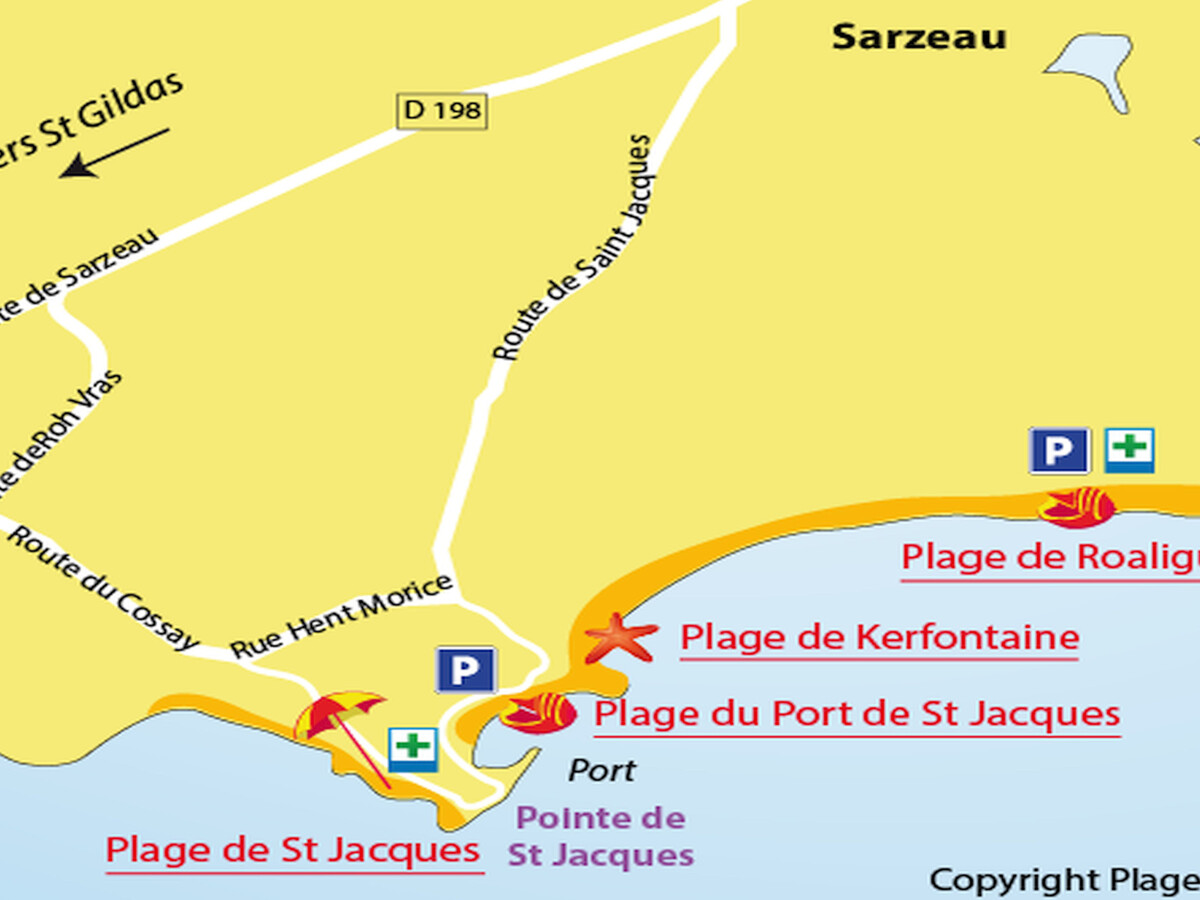 Maison rénovée 6 pers. à 180 m de la plage Kerfontaine - Photo 25