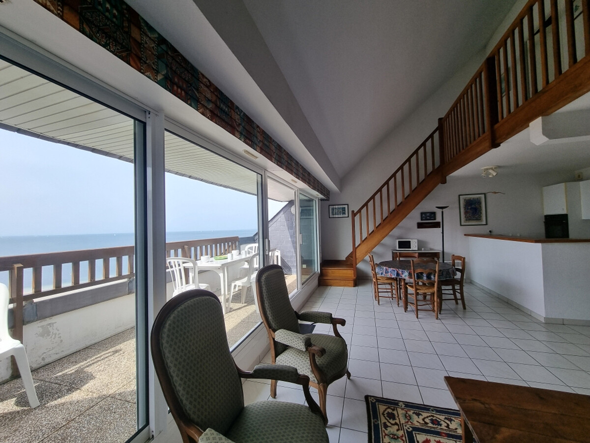 Duplex 6 pers vue mer, accès direct plage à Arzon - Photo 12