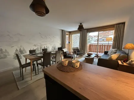 Location appartement à Arâches la Frasse, Appartement de standing 2 chambres, Wi-Fi, animaux admis, parking