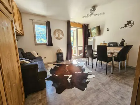 Location appartement à Les Belleville, Appartement moderne et confortable au pied des pistes avec parking gratuit