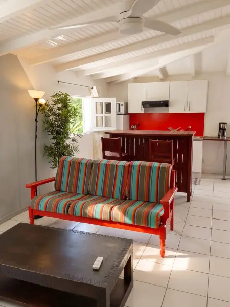 Appartement lumineux avec terrasse, plage à 30 m, Le Gosier : photo 8