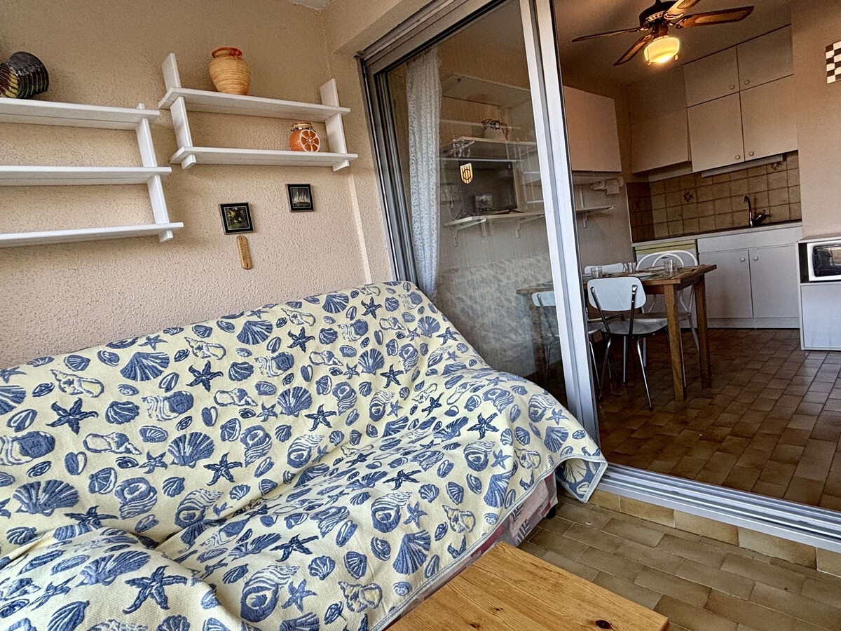 Studio 2 pers. à 400 m plage, parking privé - Photo 6