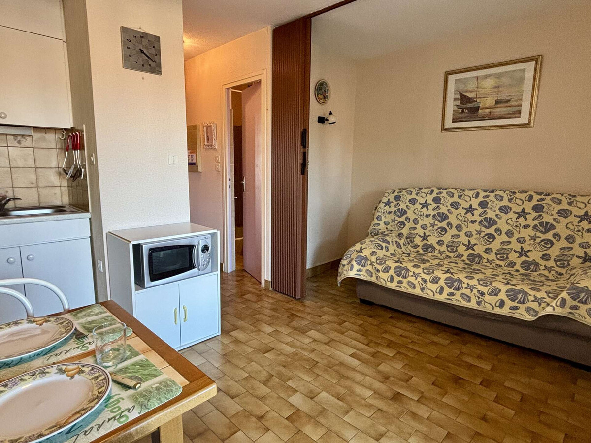 Studio 2 pers. à 400 m plage, parking privé - Photo 8