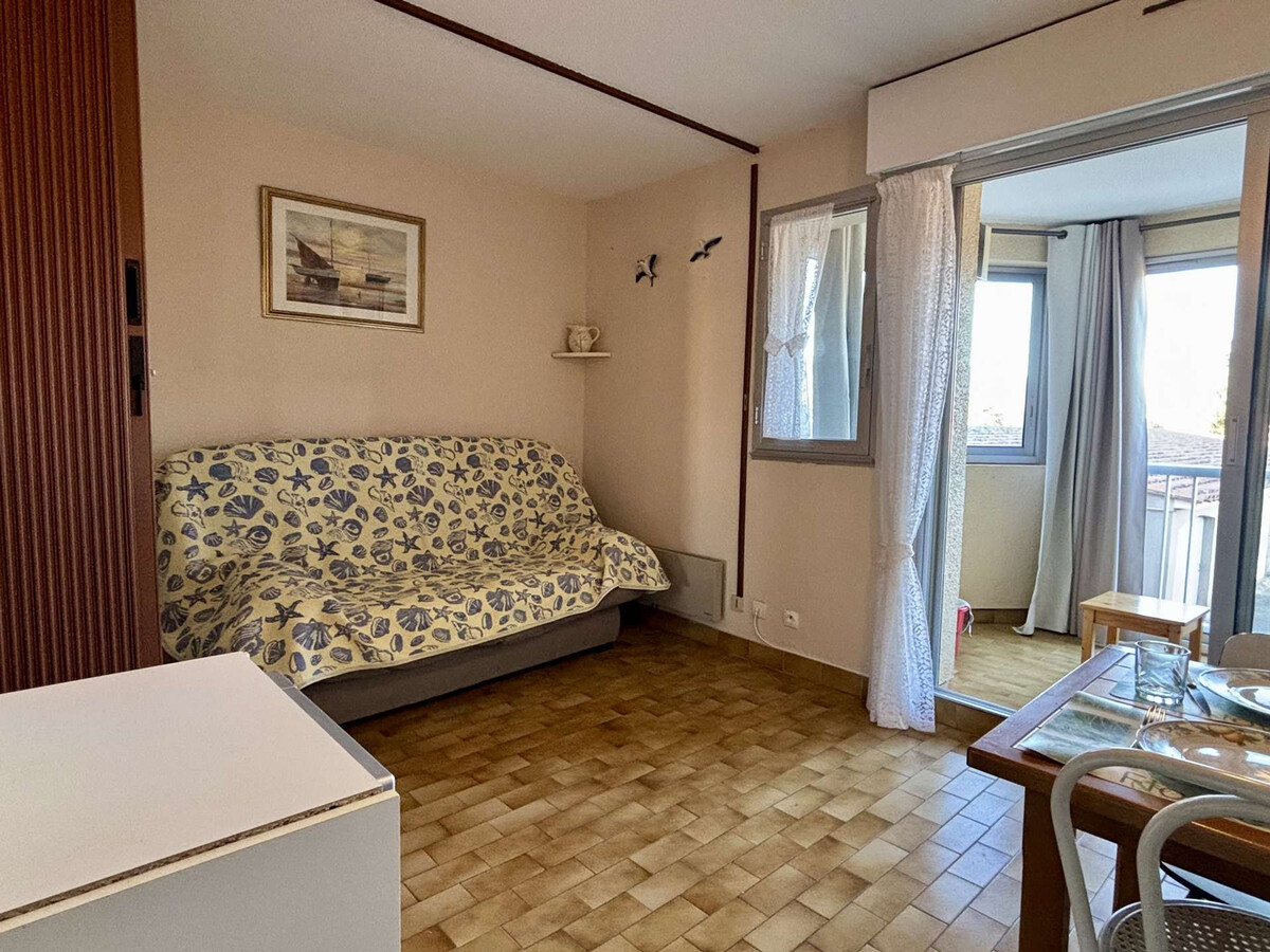 Studio 2 pers. à 400 m plage, parking privé - Photo 9