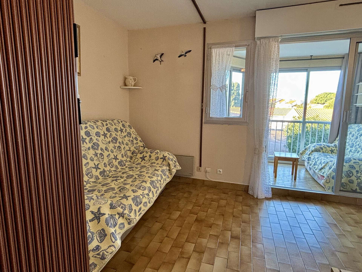 Studio 2 pers. à 400 m plage, parking privé - Photo 10