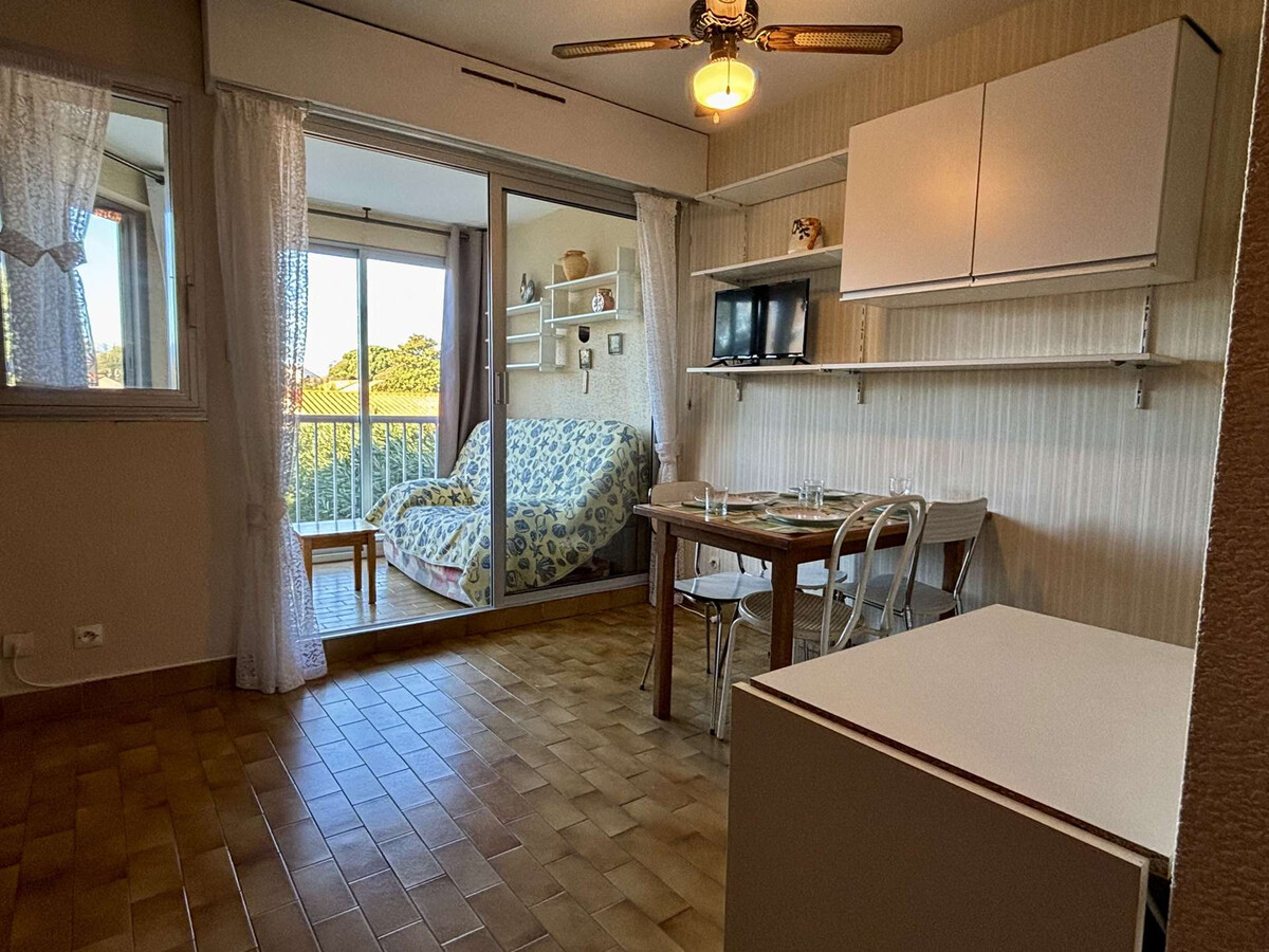 Studio 2 pers. à 400 m plage, parking privé - Photo 11