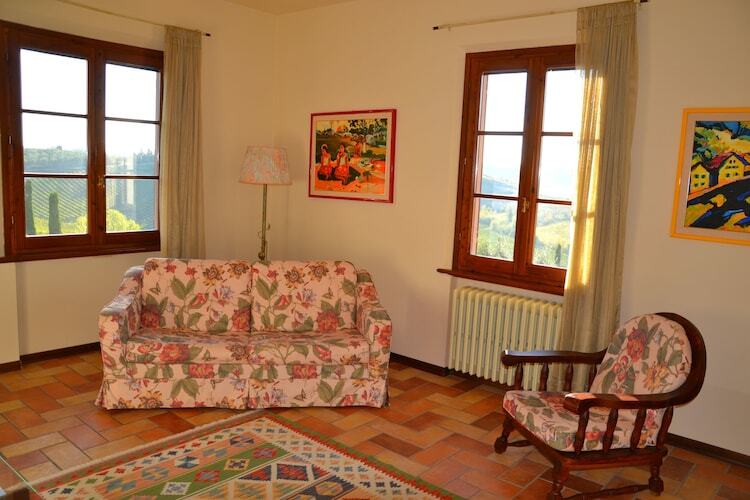Torraccia 1 : maison toscane avec piscine à Stabbia - Photo 3