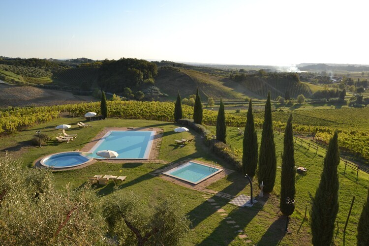 Torraccia 1 : maison toscane avec piscine à Stabbia - Photo 29