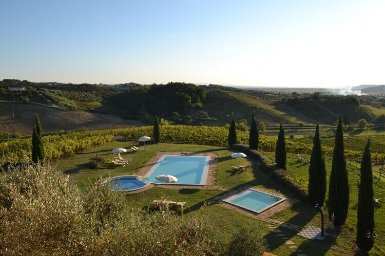 Torraccia 1 : maison toscane avec piscine à Stabbia - Photo 30