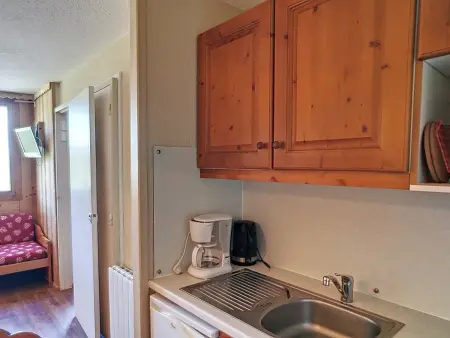 2 pièces 4 pers, balcon, parking aux Menuires, Appartement 4 personnes à Les Menuires : photo 5