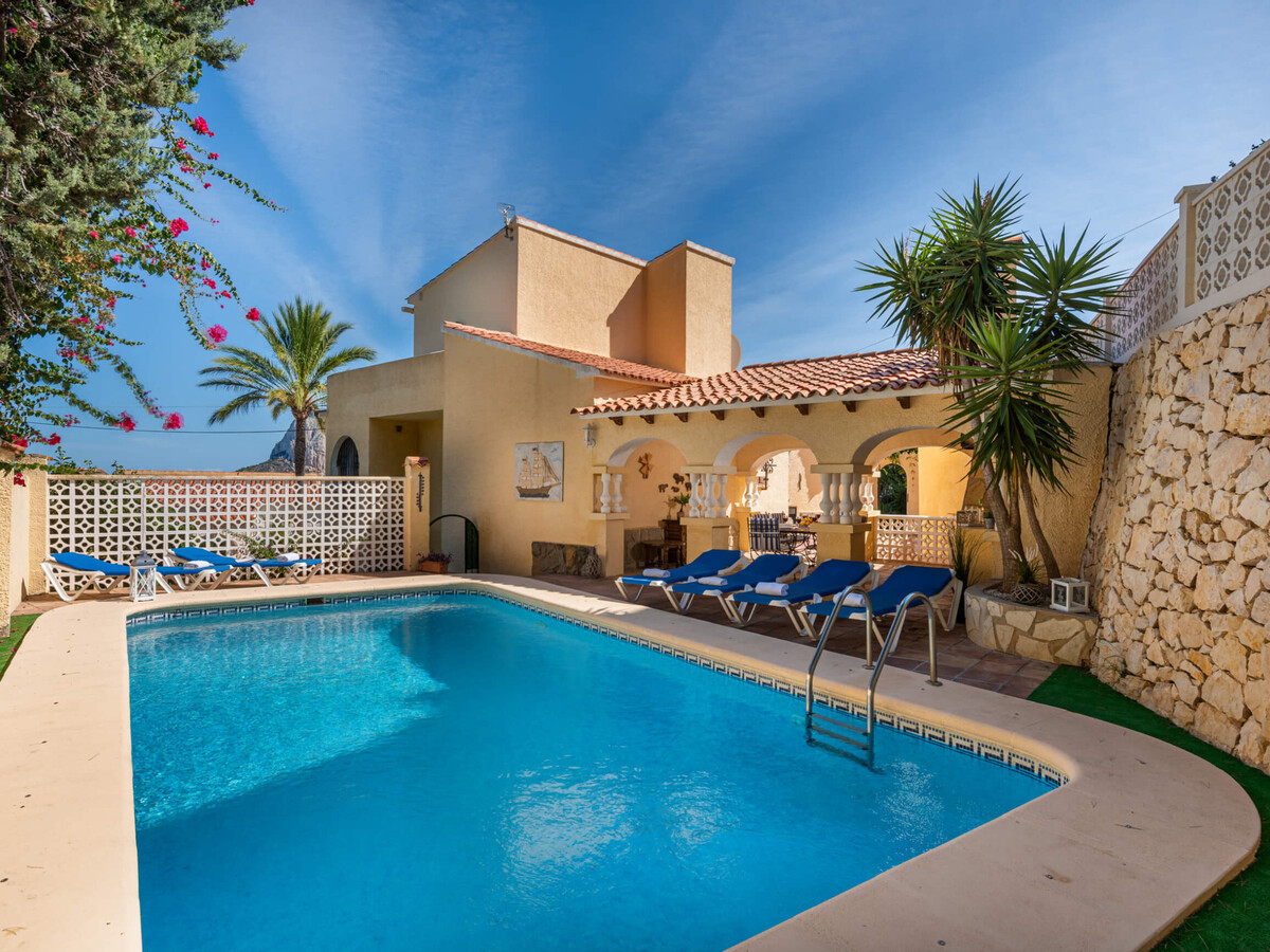 Villa 6 pers. à Calpe, piscine 8x4 m et vue Peñón - Photo 2