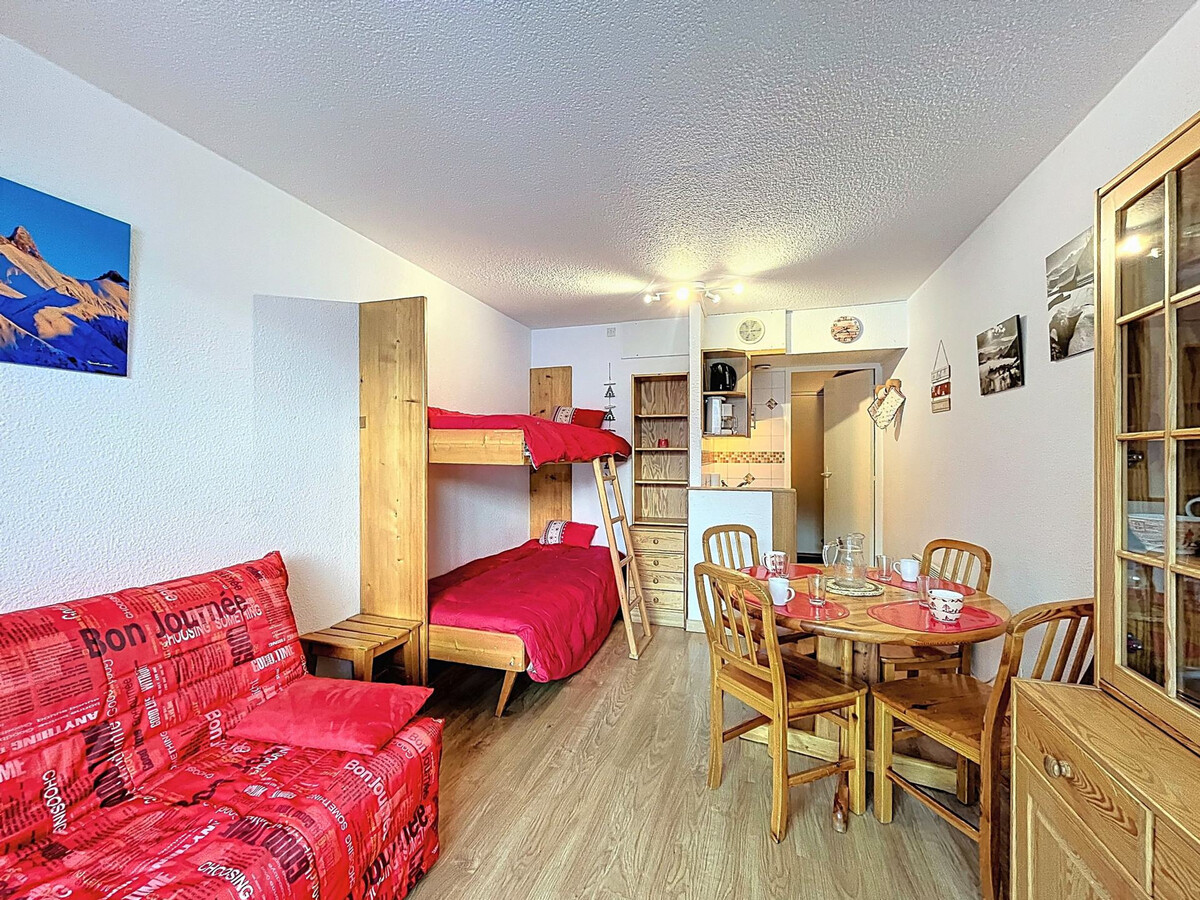 Studio 22 m² skis aux pieds, balcon sud, Le Corbier - Photo 9