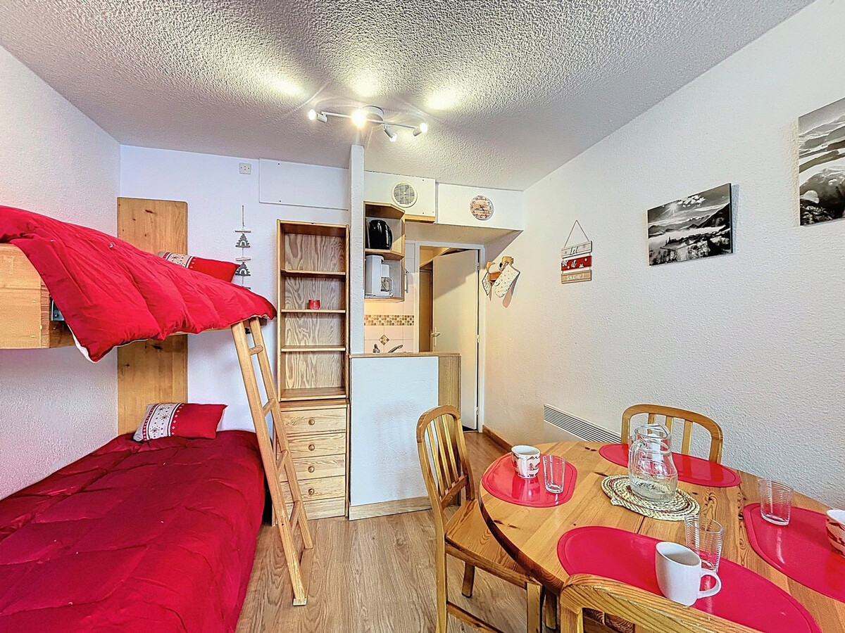 Studio 22 m² skis aux pieds, balcon sud, Le Corbier - Photo 10