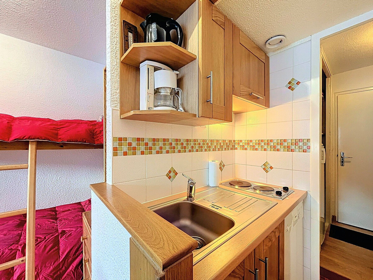 Studio 22 m² skis aux pieds, balcon sud, Le Corbier - Photo 11