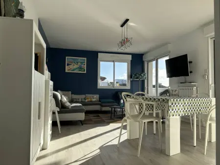 Appartement T4 face à la plage - Balcon, parking à Saint-Georges : photo 7