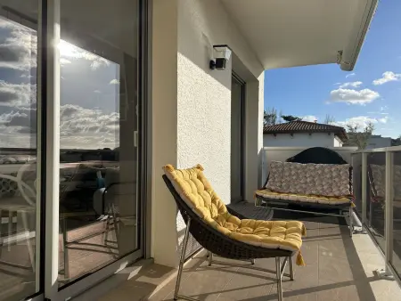 Appartement T4 face à la plage - Balcon, parking à Saint-Georges : photo 9