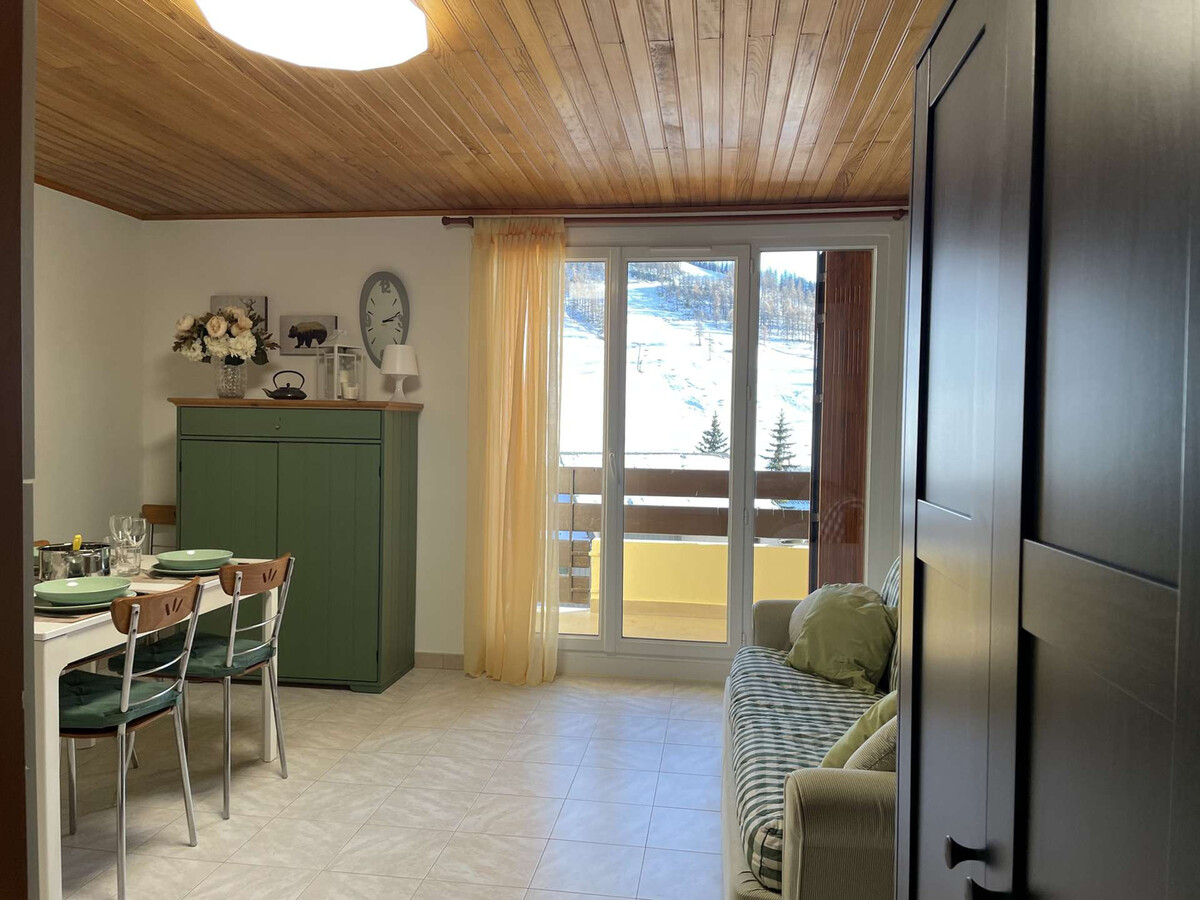 Studio 28 m² Montgenèvre, 4 personnes, parking privatif - Photo 14