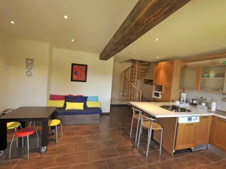 Gîte Le Moderne : 4 pers. en domaine nature avec piscine : photo 4