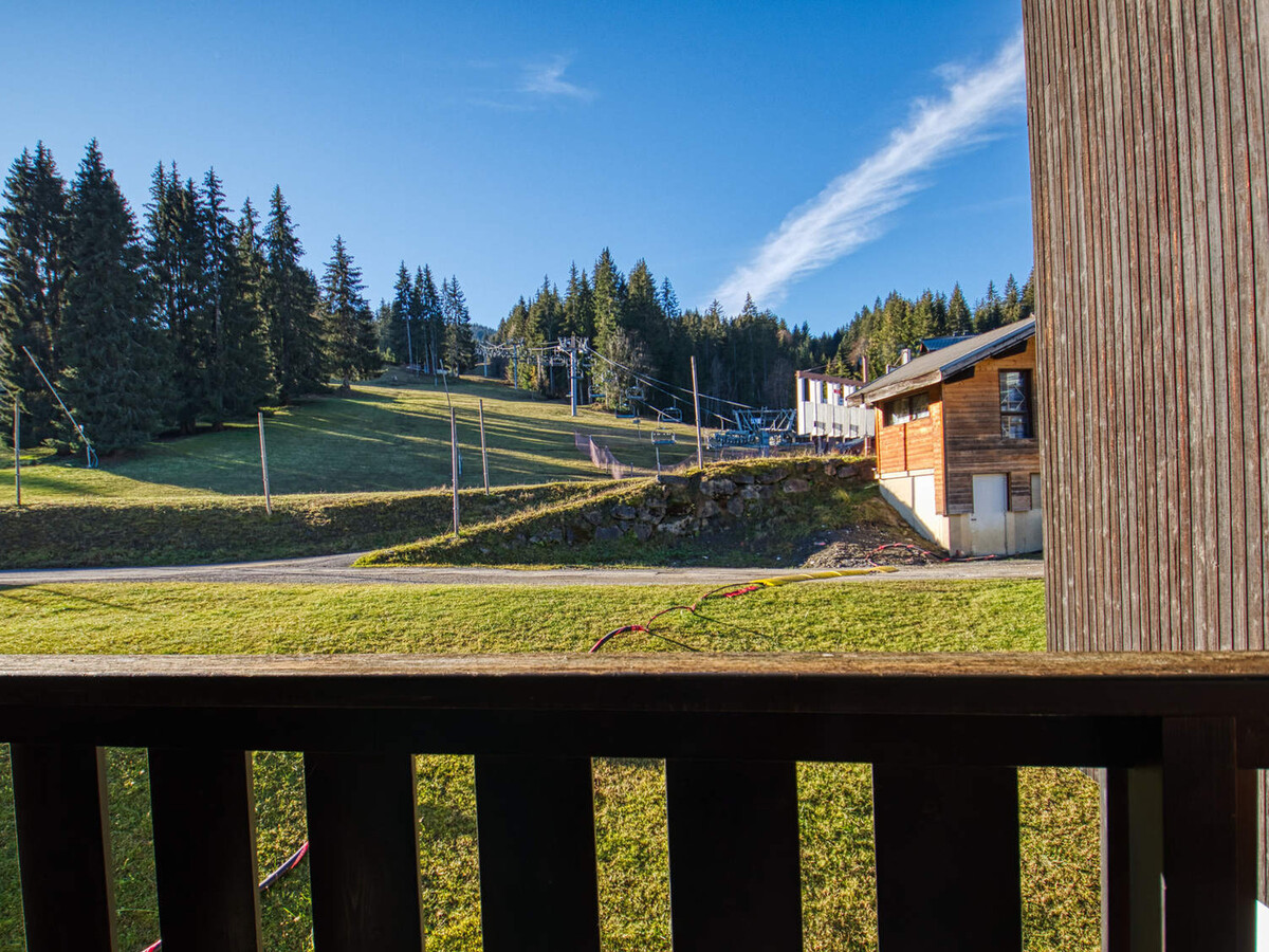 Charmant studio 3 pers, vue pistes, Appartement 3 personnes à Morillon Village - Photo 12