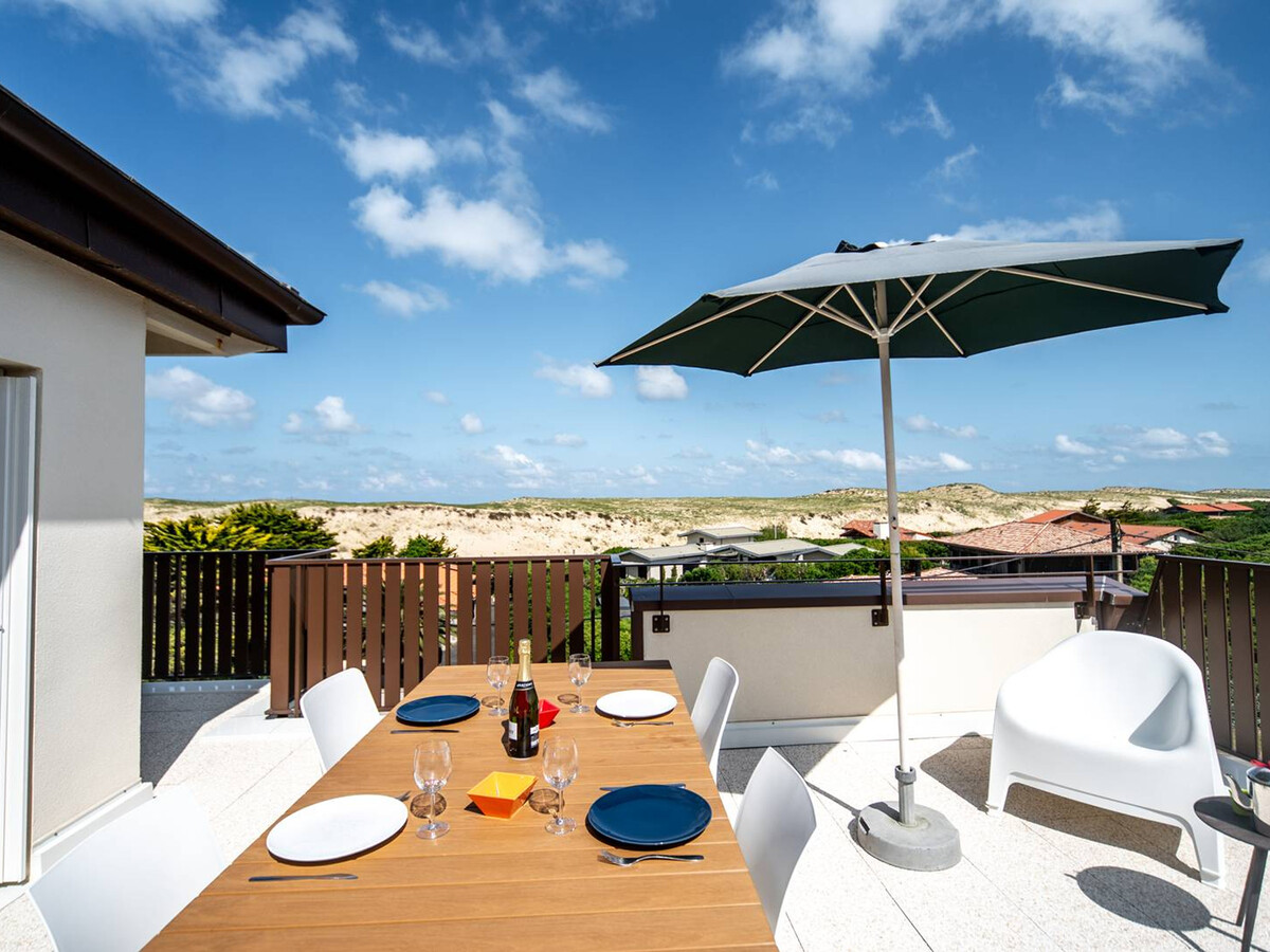 Duplex 5 pers. Hossegor, face plage Gravière, terrasse - Photo 1