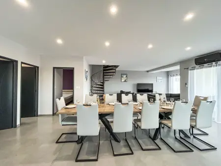 Villa Dune à Moliets : 12 pers, piscine & terrasse 115 m² : photo 6