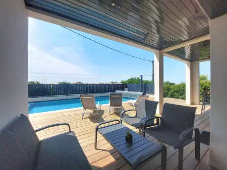Villa Dune à Moliets : 12 pers, piscine & terrasse 115 m² : photo 35