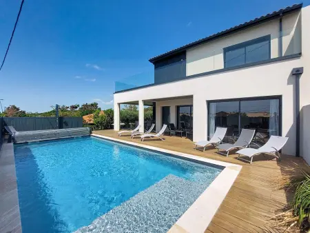 Villa Dune à Moliets : 12 pers, piscine & terrasse 115 m² : photo 40