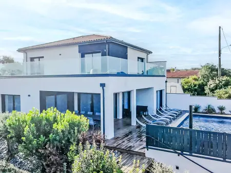 Villa Dune à Moliets : 12 pers, piscine & terrasse 115 m² : photo 44