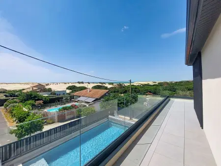 Villa Dune à Moliets : 12 pers, piscine & terrasse 115 m² : photo 45