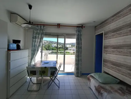 Location appartement à Sète, Studio cabine avec climatisation et parking, proche plages