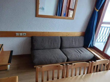 Location appartement à Les Arcs 1800, Duplex skis aux pieds pour 6 à Arc 1800, balcon au sud-est