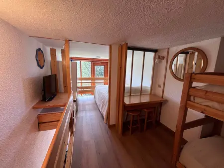 Duplex 33m² skis aux pieds pour 6, balcon sud-est : photo 4