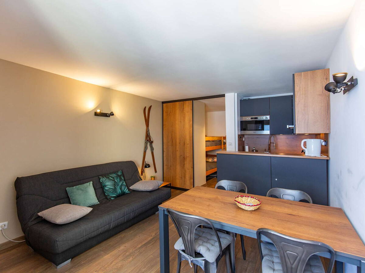 Studio cabine 36m² balcon vallée, 200m des pistes - Photo 2
