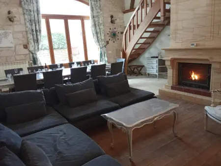 Villa 2 gîtes, piscine chauffée et parc à Carlux : photo 3