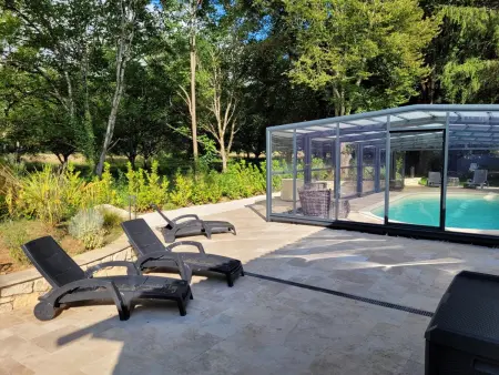 Villa 2 gîtes, piscine chauffée et parc à Carlux : photo 32