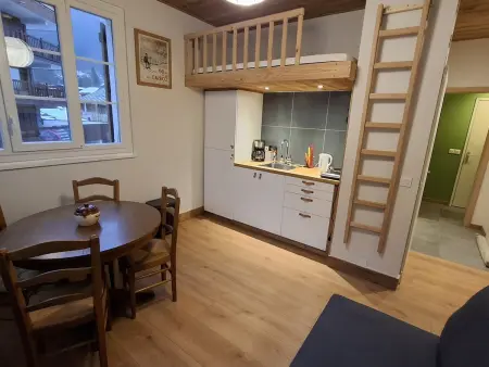 Location appartement à Arâches la Frasse, Appartement central avec grande terrasse Sud pour 4 personnes