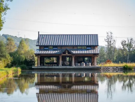Location maison à Trois Ponts, Chalet du pêcheur - Sauna und Hallenbad