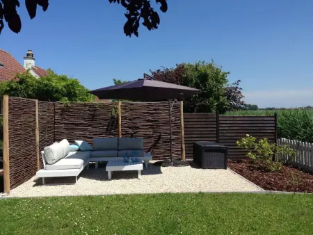 Location maison à De Panne, Polderwind mit Blick auf die Felder