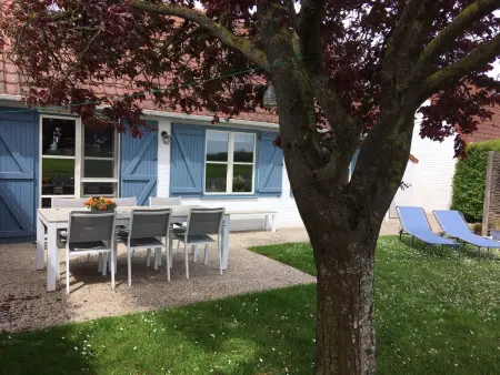 Maison Polderwind, jardin vue champs à De Panne : photo 32