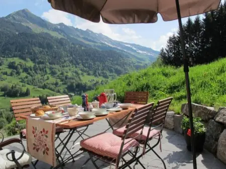 Authentisches Schweizer Alpenchalet aus dem 18., Maison 6 personnes à La Forclaz VD - Photo 6