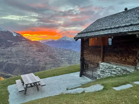 Location maison à Nendaz, Alm Mayen im Wallis von 1904