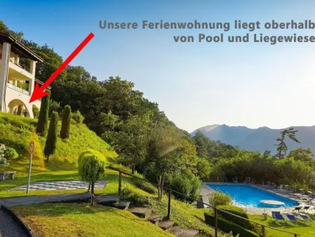 Location appartement à Vira, Studio mit Blick auf das Wasser