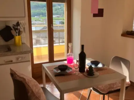 Location appartement à Malvaglia, Wohnung mit Bergblick