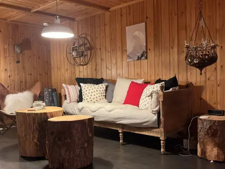 Location appartement à Rueras Dieni, mit Bergblick