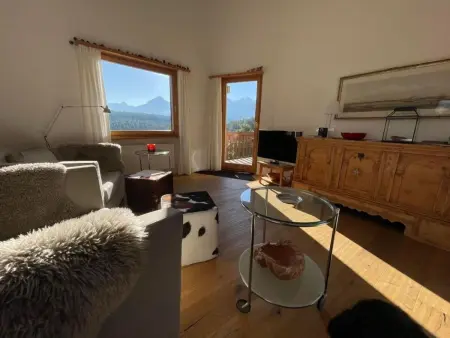 Location appartement à Pontresina, Wohnung mit Aussicht